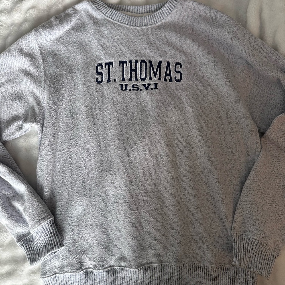 Gray St. Thomas U.S.V.I. Sweater